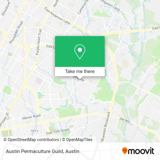 Austin Permaculture Guild map