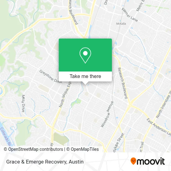 Grace & Emerge Recovery map