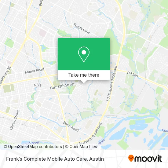 Frank's Complete Mobile Auto Care map