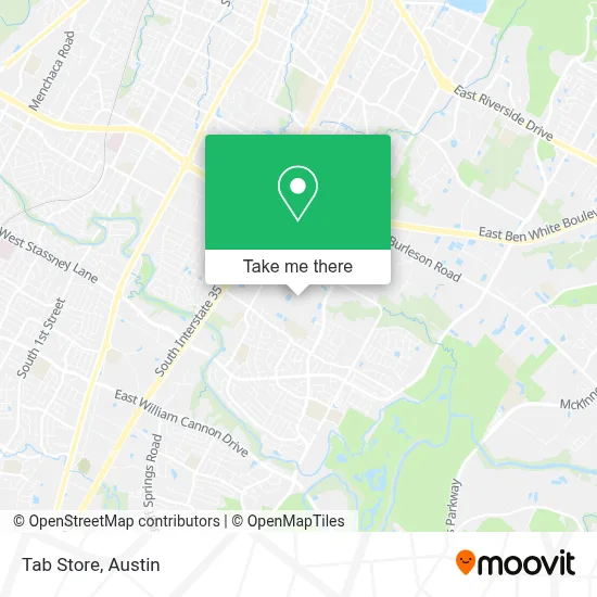 Tab Store map