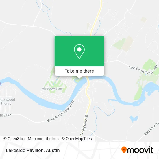 Lakeside Pavilion map