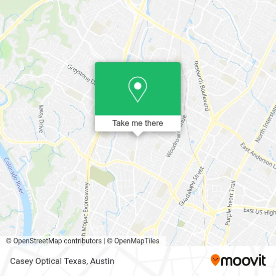 Casey Optical Texas map