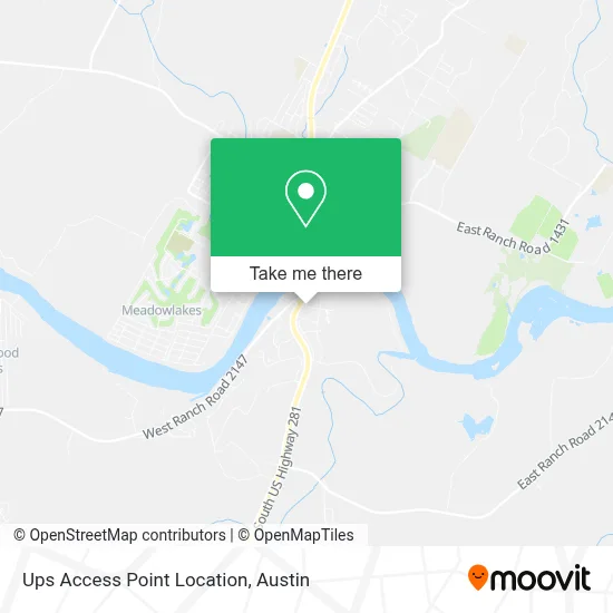Ups Access Point Location map
