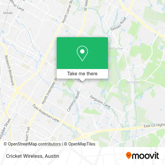Cricket Wireless map