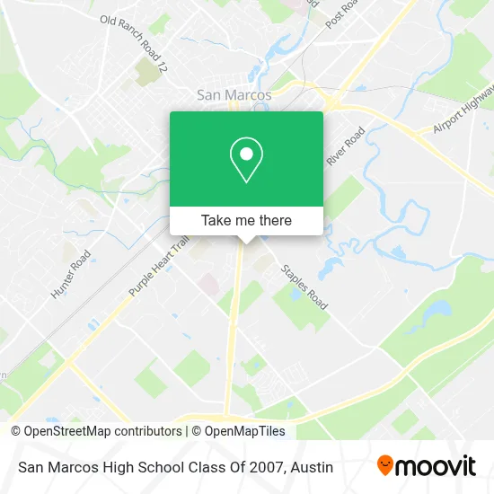 San Marcos High School Class Of 2007 map