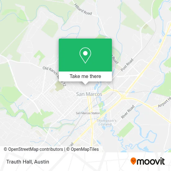 Trauth Hall map
