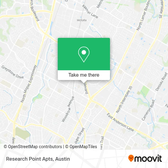 Research Point Apts map
