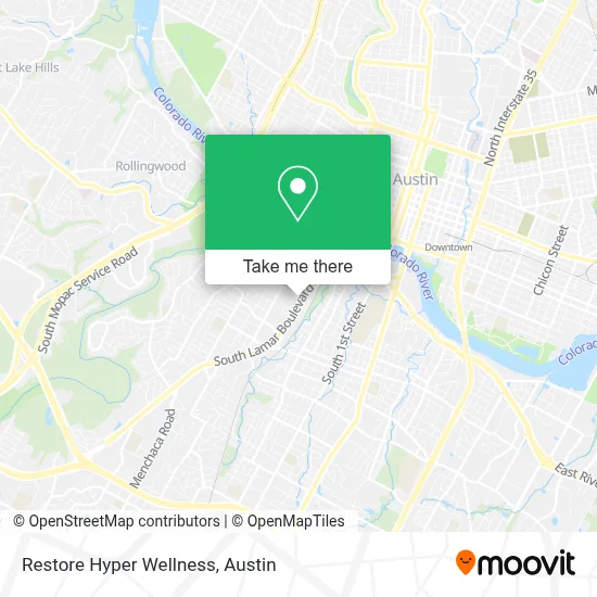 Restore Hyper Wellness map
