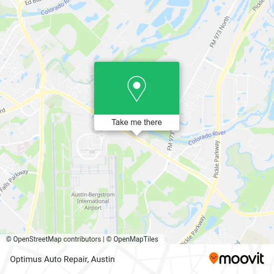 Optimus Auto Repair map