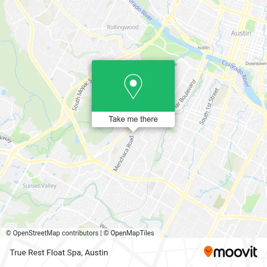 True Rest Float Spa map