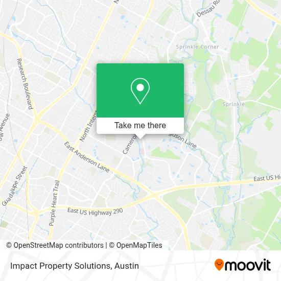 Impact Property Solutions map