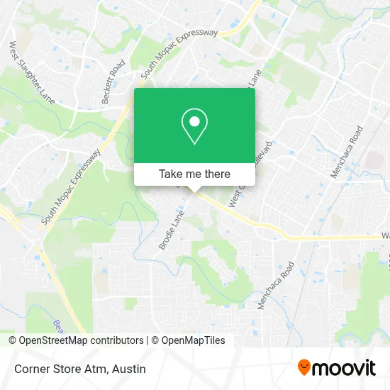 Corner Store Atm map