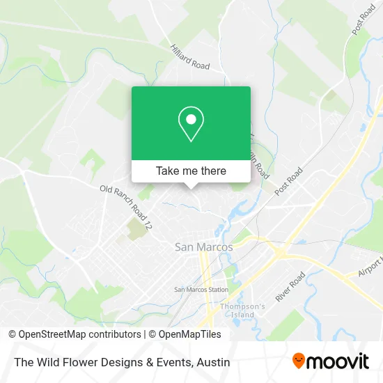 The Wild Flower Designs & Events map