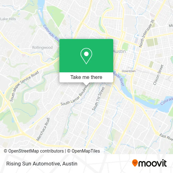 Rising Sun Automotive map