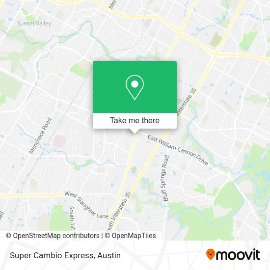 Super Cambio Express map