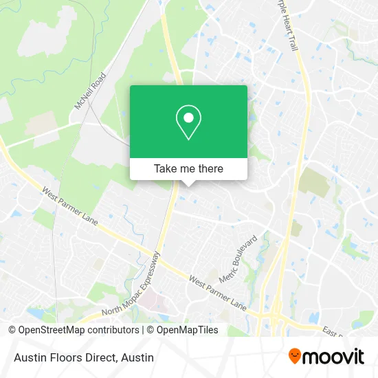 Austin Floors Direct map