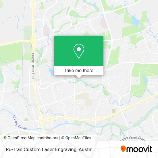 Ru-Tran Custom Laser Engraving map