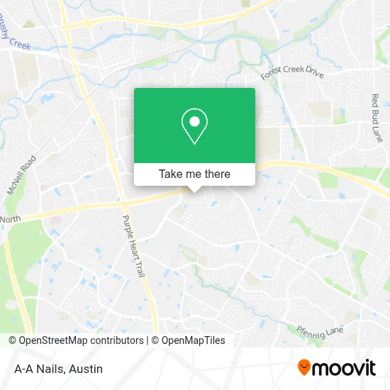 A-A Nails map