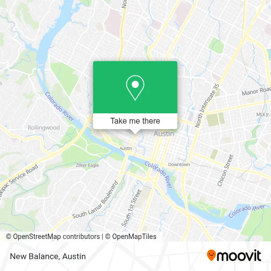 New Balance map