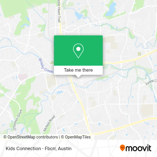 Kids Connection - Fbcrr map