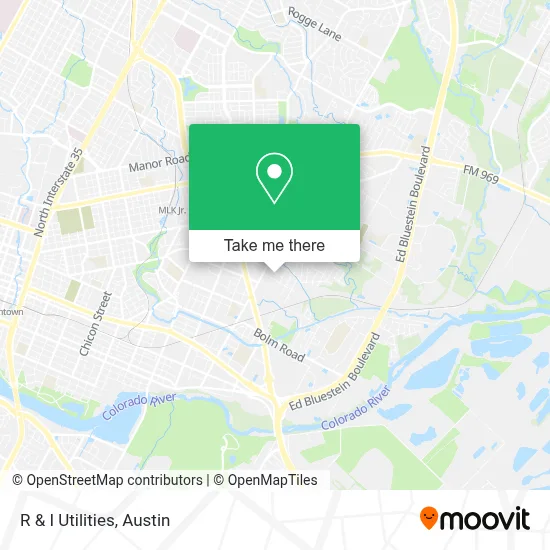 R & I Utilities map