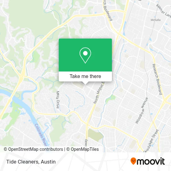 Tide Cleaners map