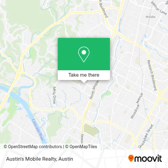 Austin's Mobile Realty map