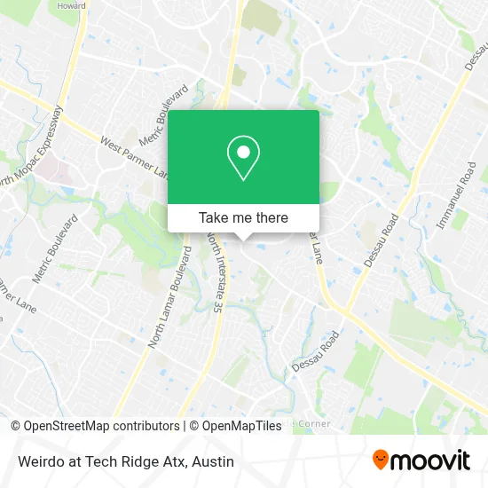 Weirdo at Tech Ridge Atx map