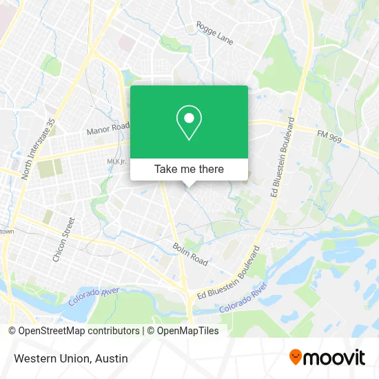 Western Union map