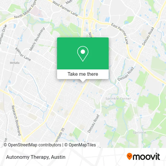 Autonomy Therapy map