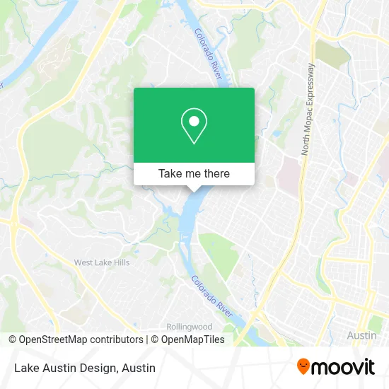 Lake Austin Design map