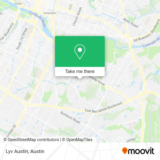 Lyv Austin map