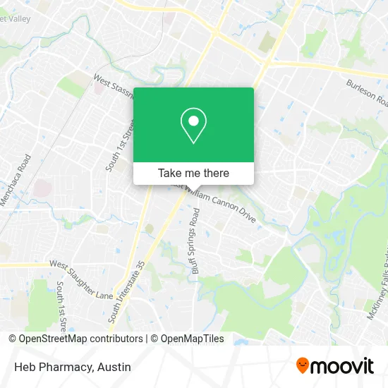 Heb Pharmacy map