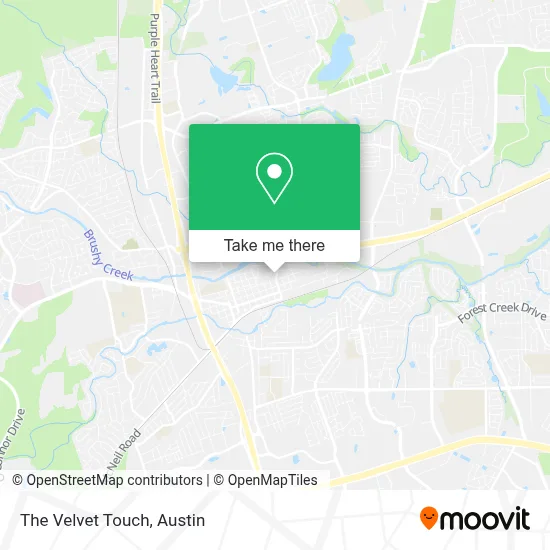 The Velvet Touch map