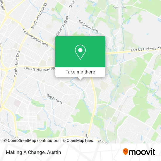 Making A Change map