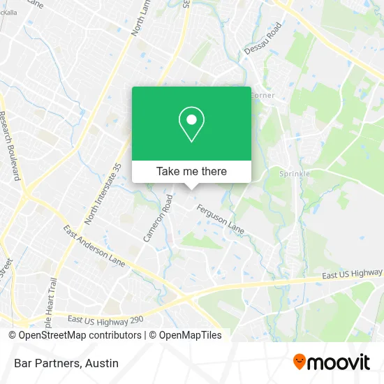 Bar Partners map