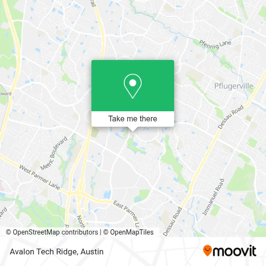 Avalon Tech Ridge map