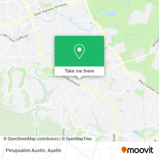Pinupsalon Austin map