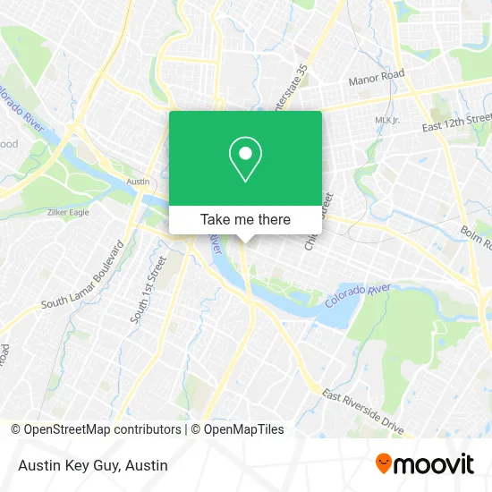 Austin Key Guy map
