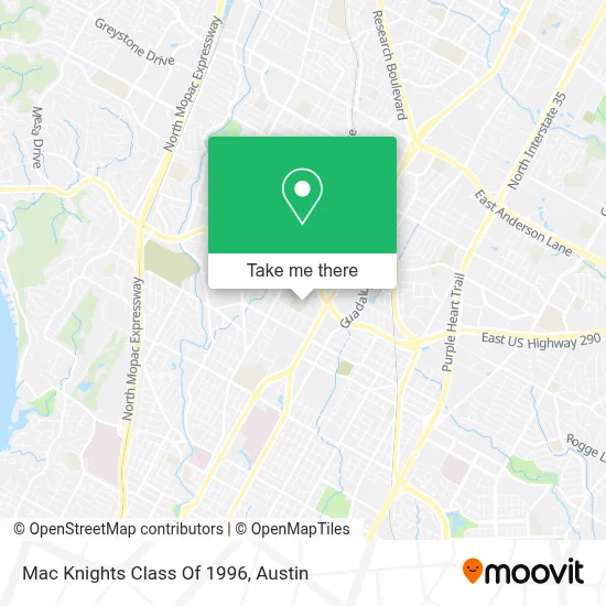 Mac Knights Class Of 1996 map