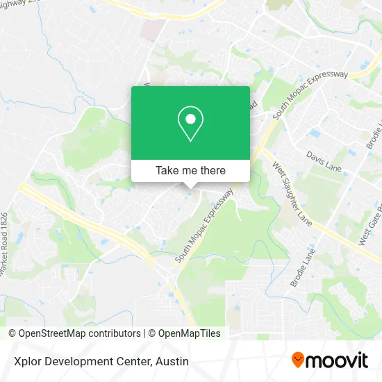 Xplor Development Center map