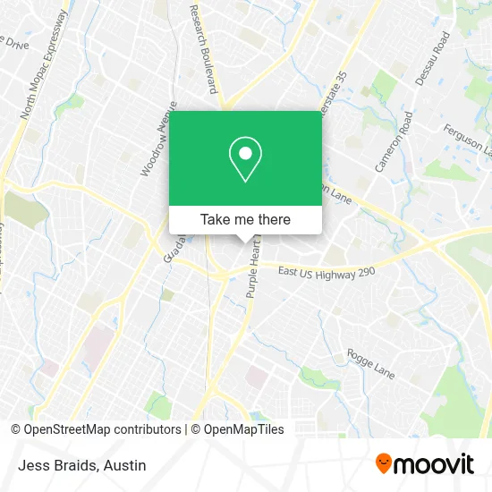 Jess Braids map