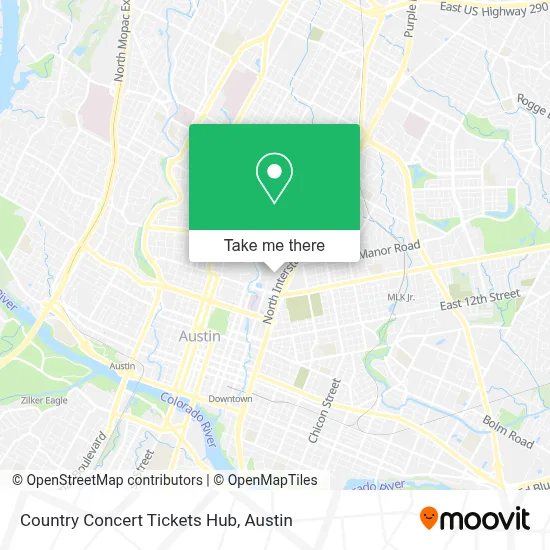 Country Concert Tickets Hub map