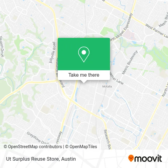 Ut Surplus Reuse Store map