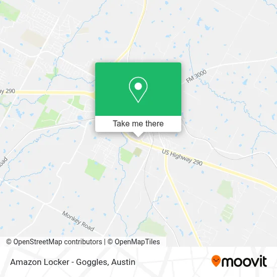 Amazon Locker - Goggles map