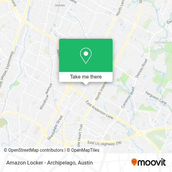 Amazon Locker - Archipelago map