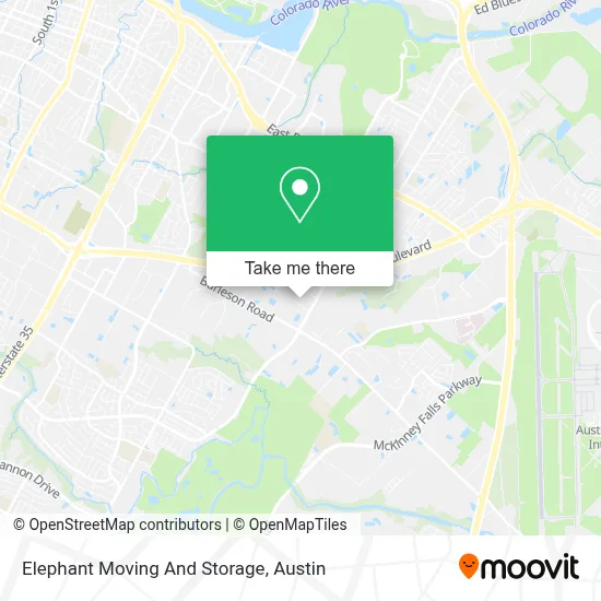 Elephant Moving And Storage map