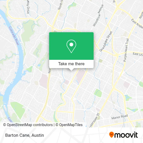 Barton Cane map