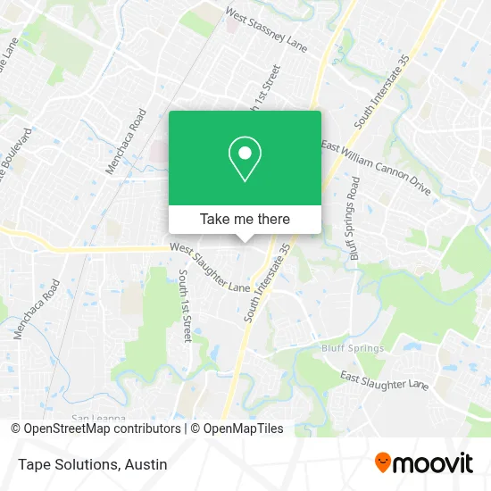 Tape Solutions map