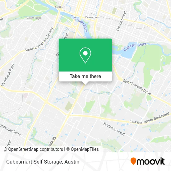 Cubesmart Self Storage map